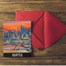 Search for washington cityscape postcards Watercolor
