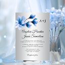 Search for magnolia wedding invitations Navy