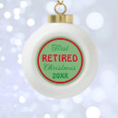 Search for co worker ornaments Retirement