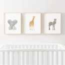 Recherche de de crèche de girafe posters Aquarelle