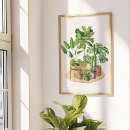 Search for houseplants art Watercolor