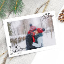 Search for engagement holiday cards Black and white