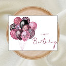 Search for safari birthday cards Pink