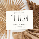 Search for non photo save the dates Chic
