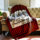 Search for buffalo plaid blankets Rustic