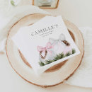 Search for paper napkins Girl baby shower