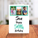 Search for sons 50th birthday cards For him