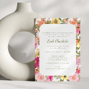 Recherche de peach floral invitations Moderne