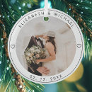 Search for wedding favor ornaments Newlyweds