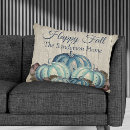 Search for blue pumpkin pillows Fall