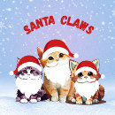 Search for cat lover christmas cards Santa