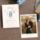 Search for baby clothes invitations Bohemian