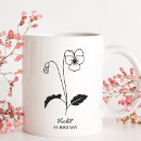 Search for february birth flower mugs Birthday  for her