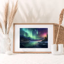 Recherche de northern lights posters Montagnes