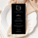 Recherche de floral menu mariage menus Classique