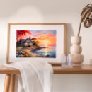 Search for sunset seascape posters Vibrant colours