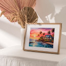 Search for sunset seascape posters Palm trees