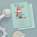 Search for a snowman with baby shower invitations Mother to be