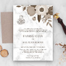 Search for sepia wedding invitations Flowers