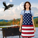 Search for stars and stripes aprons America