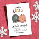 Search for ugly sweater party invitations Festive