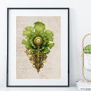 Search for lettuce art Vintage