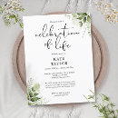 Search for funeral wake invitations Modern