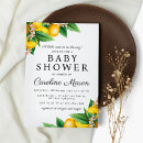 Recherche de lemon baby shower invitations Agrumes