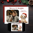 Search for santa hat christmas cards Puppy