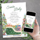 Recherche de bébé père noël invitations Mother to be