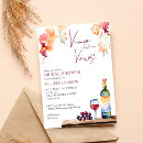 Search for wine bottle bridal shower invitations Watercolor