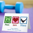 Recherche de pilates vœux cartes Pilote instructeur