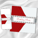 Search for womans 75th birthday invitations Red
