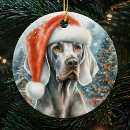 Search for weimaraner ornaments Watercolor