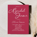 Recherche de magenta bridal shower invitations Bride