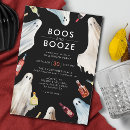 Search for digital halloween invitations Boos and booze