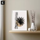 Recherche de palmier noir et blanc posters Moderne