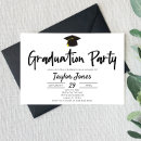 Recherche de black and white graduation invitations Diplôme