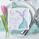 Search for mermaid napkins Girls 1st birthday