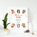 Search for woodland animals posters Baby its cold outside