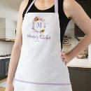 Search for purple monogram aprons Mother