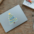Search for kawaii christmas tree stickers Cute