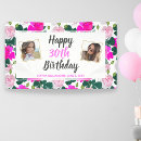 Search for floral birthday banners Roses
