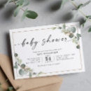 Search for greenery eucalyptus baby shower invitations Gender neutral