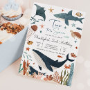 Search for shark party invitations Sea life party