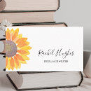 Search for freelance writer business cards Simple
