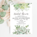 Recherche de succulent bridal shower invitations Mariée