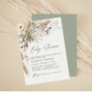 Search for modern elegant baby shower invitations Sage green