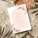 Search for rose gold wedding invitations Boho