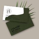 Recherche de kraft business cards Vert